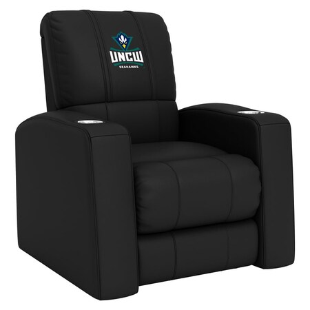 Dreamseat Home Theater Recliner with UNC Wilmington Primary Logo XZ418301RHTCDBLK-PSCOL13775
